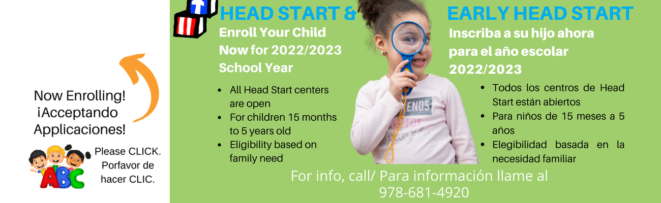 Enroll Your Child in Head Start